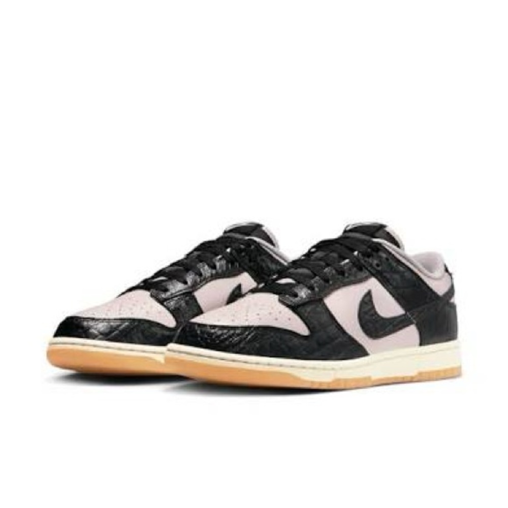 2024 Dunk Low 'Black Platinum Violet Croc'